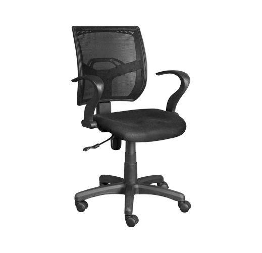 SILLA SECRETAR BLACK XTECH XTF-SC410 DISEÑO ERGONÓMICO COLOR NEGRO RESISTENTE Y CÓMODA PARA OFICINA
