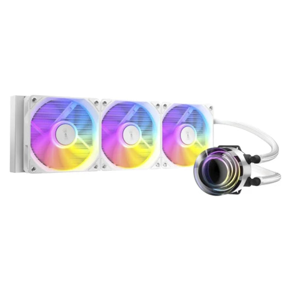 ANTEC VORTEX LUM 360 WHITE ARGB ENFRIAMIENTO LÍQUIDO PARA CPU, 3X 120MM, HASTA 1800RPM, BLANCO