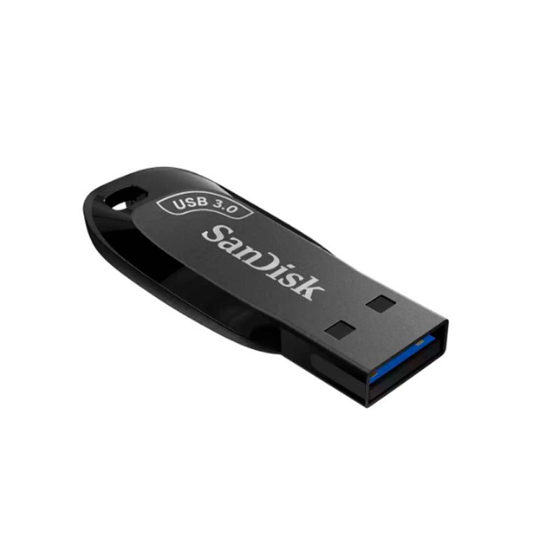 SANDISK ULTRA SHIFT 32 GB USB 3.0 FLASH DRIVE (SDCZ410-032G-G46) – HASTA 100 MB/S, DISEÑO SIN TAPA CON RANURA PARA CORDÓN
