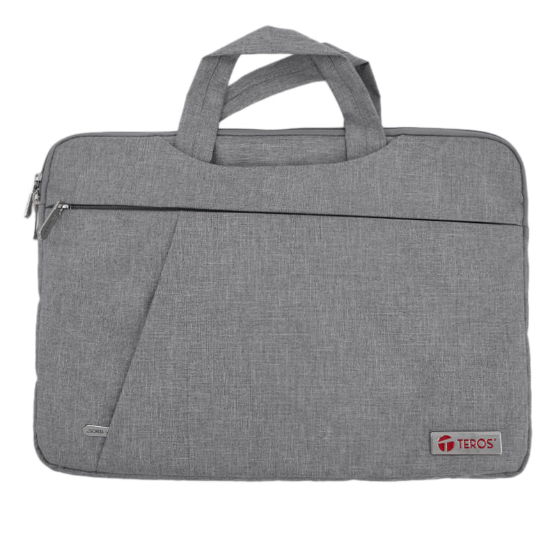 ACCESORIOS LAPTOPS TEROS MALETÍN GRIS TE - 9019S PARA NOTEBOOKS DE HASTA 15.6", POLIÉSTER, GRIS TE9019S - SMART BUSINESS