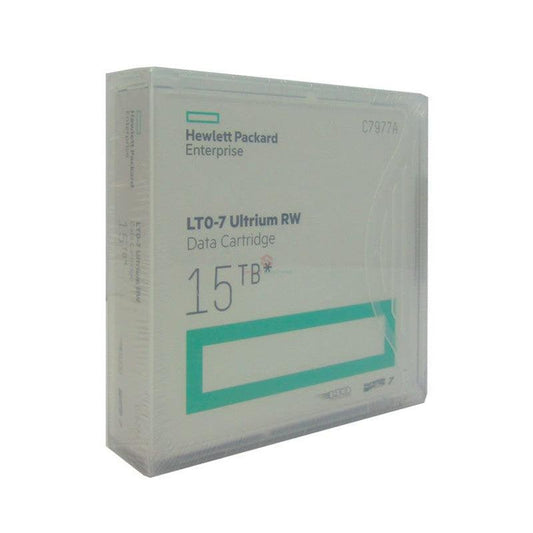 TAPE BACKUP HPE STOREEVER LTO-7 ULTRIUM, 15TB (COMPRESION 2.5:1), SAS 6 GBPS. - C7977A