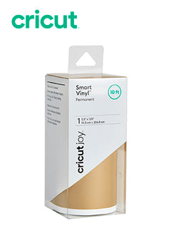CRICUT | VINILO PERMANENTE SMART PLATA METÁLICO | ROLLO ECONÓMICO 13.9CM X 3M