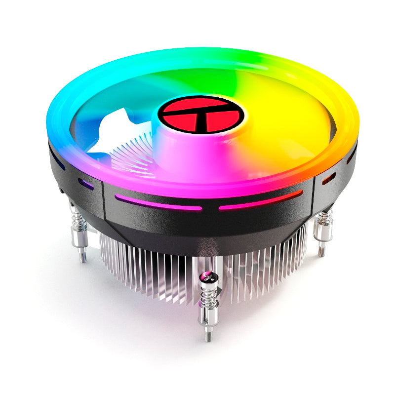 ENFRIADOR DE AIRE PARA CPU TEROS TE-8161N, COMPATIBLE CON INTEL Y AMD, TDP 90W, DISEÑO EFICIENTE