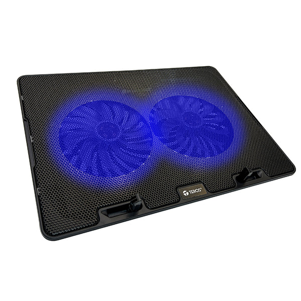 COOLER PARA LAPTOP TEROS TE7020N, 15.6" / 2 FAN DE 12CM, RECLINABLE