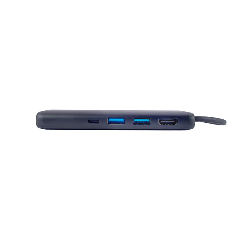 HUB TEROS TE7134N GEN 3 USB-C 7 EN 1 CON HDMI 4K, LECTOR SD Y 3 PUERTOS USB 3.0