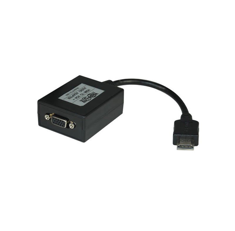 CONVERTIDOR TRIPP-LITE DE HDMI A VGA CON AUDIO 1080P COMPATIBLE CON RESOLUCIONES DE HASTA 1920 X 1200