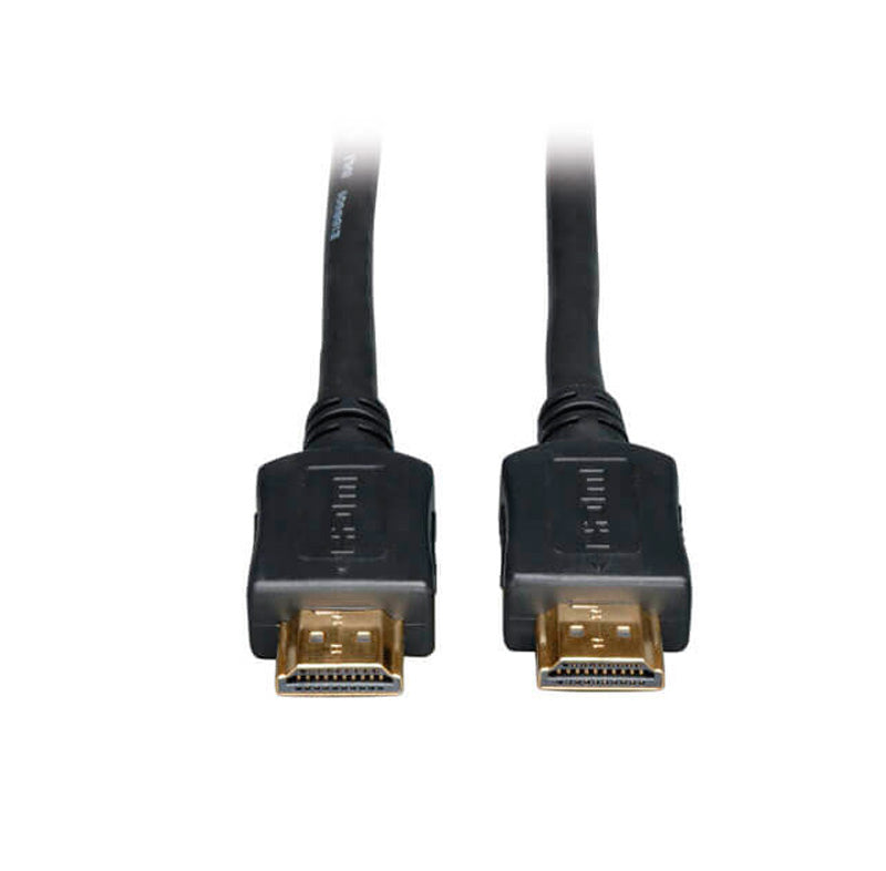 CABLE HDMI TRIPP-LITE P568-050, ALTA DEFINICIÓN 1080P, CONECTORES CHAPADOS EN ORO, 15.24 MTS, NEGRO