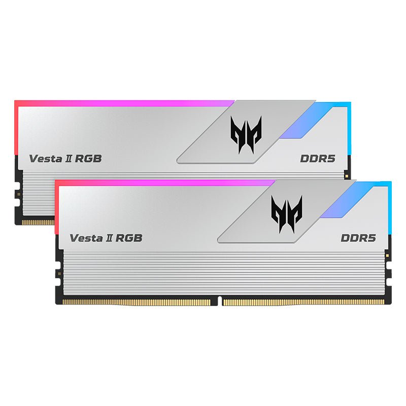 MEMORIA U - DIMM PREDATOR VESTA II RGB, 32GB (2X16GB) DDR5 - 7200MHZ, PC5 - 57600, CL34, 1.4V. de Acer | first_variant_option_1 — Envío inmediato