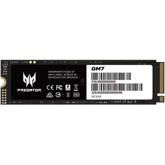 SSD PREDATOR GM7 1TB M2 NVME 1.4 7,400MB/S - BL.9BWWR.118