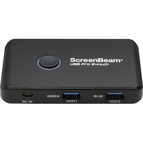 ADAPTADOR USB SCREENBEAM USB PRO SWITCH SBUSBSW4 COMPATIBLE CON SCREENBEAM 1100 PLUS PARA COMPARTIR CÁMARA MICRÓFONO PARLANTE Y PANTALLA TÁCTIL SBUSBSW4 - SMART BUSINESS
