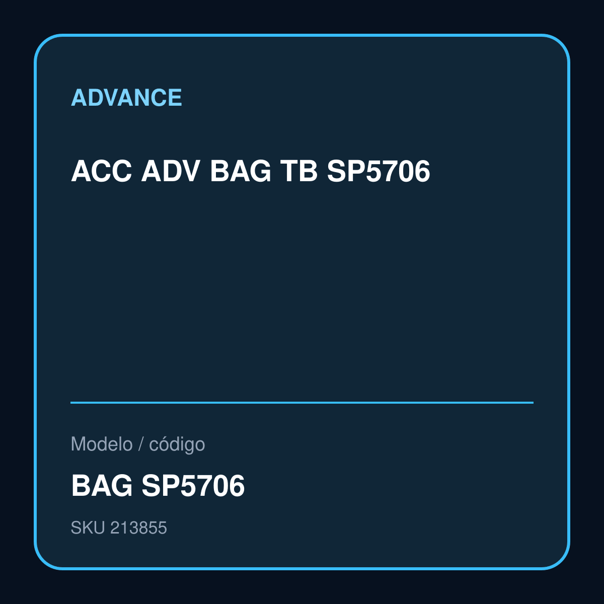 Advance BAG SP5706 bolso para tablet vista del producto