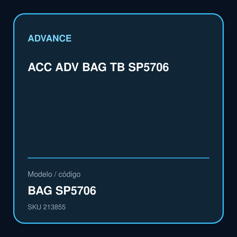 Advance BAG SP5706 bolso para tablet vista del producto