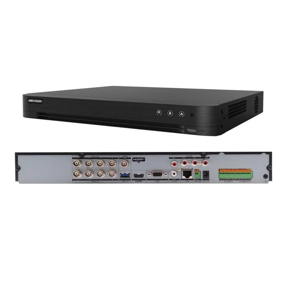 DVR Hikvision iDS-7208HTHI-M2/S(C) de 8 canales con AcuSense