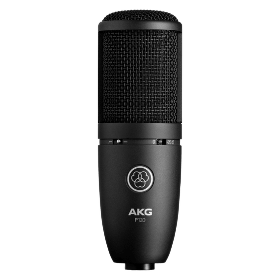 Micrófono condensador AKG P120 vista frontal