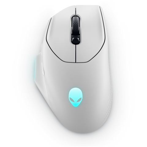 Mouse gamer Alienware AW620M en color blanco Lunar Light