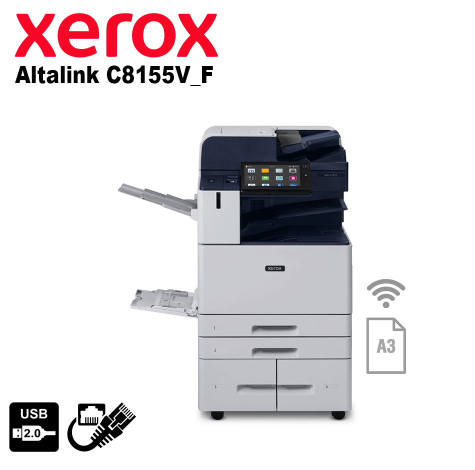 Impresora Multifuncional - Xerox Altalink C8155 C8155V_F - Láser Color - A3 - 55 Ppm - Duplex