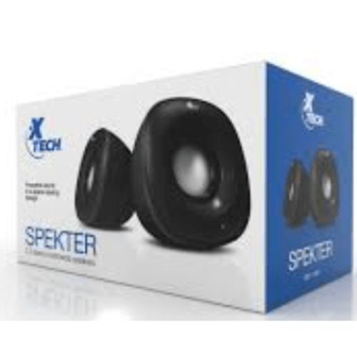 ALTAVOCES XTECH DE 2,0 CANALES Y 6 W CON CABLE XTS - 115BK XTS-115BK - SMART BUSINESS