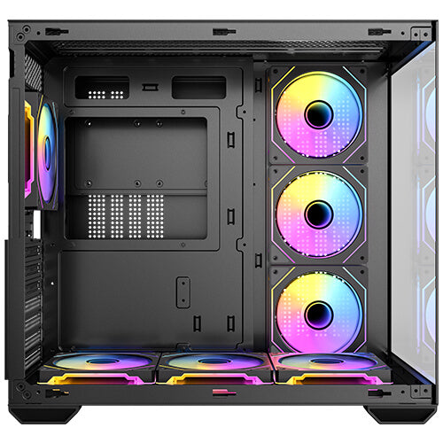 Gabinete Antec CX Mirror ARGB negro 0-761345-10268-1 vista principal