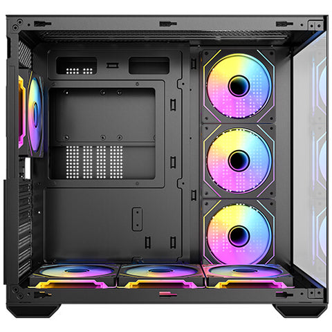 Gabinete Antec CX Mirror ARGB negro 0-761345-10268-1 vista principal