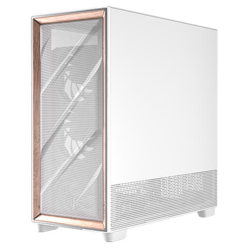 ANTEC FLUX PRO WHITE FULL TOWER E - ATX CON VIDRIO TEMPLADO Y MADERA 0-761345-10156-1 - SMART BUSINESS