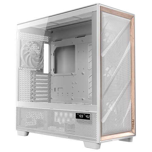 ANTEC FLUX PRO WHITE FULL TOWER E - ATX CON VIDRIO TEMPLADO Y MADERA 0-761345-10156-1 - SMART BUSINESS