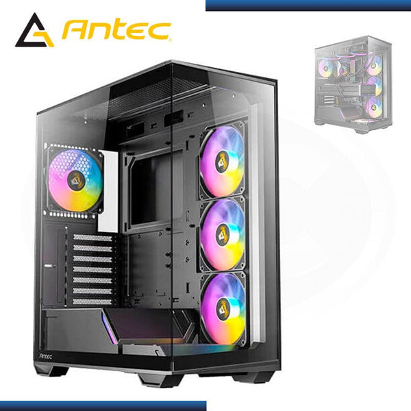Gabinete Antec Constellation C3 Argb, Midi - Tower, Atx/Micro - Atx/Mini - Itx, Usb 2.0/3.0, Sin Fuente, 4 Ventiladores Instalados, Negro de Antec | first_variant_option_1 — Envío inmediato