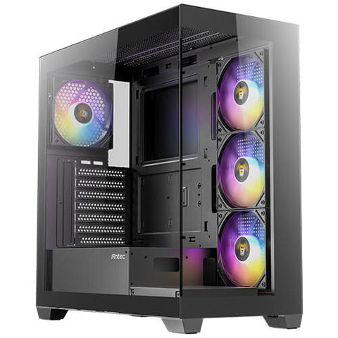 Gabinete Gamer - Antec CX300 ARGB Mid Tower - ATX / Micro - ATX / ITX - 4x Ventiladores 120mm ARGB - Cristal Templado 270° - NEGRO de Antec | first_variant_option_1 — Envío inmediato
