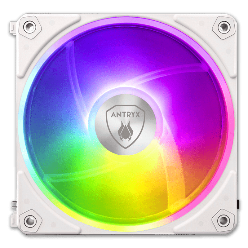 COOLER PARA CASE + MODULO DE CONTROL ANTRYX LINK FAN LF120 WHITE, 120 X3, MODULAR, C/CONTROL(AAK-LF120WX3C) - SMART BUSINESS