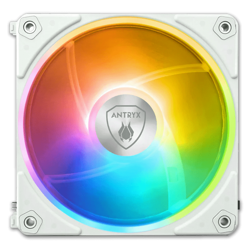COOLER PARA CASE + MODULO DE CONTROL ANTRYX LINK FAN LF120 WHITE, 120 X3, MODULAR, C/CONTROL(AAK-LF120WX3C) - SMART BUSINESS