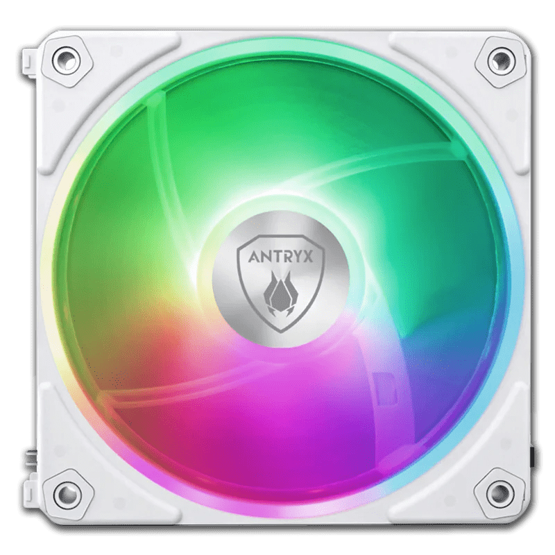 COOLER PARA CASE + MODULO DE CONTROL ANTRYX LINK FAN LF120 WHITE, 120 X3, MODULAR, C/CONTROL(AAK-LF120WX3C) - SMART BUSINESS
