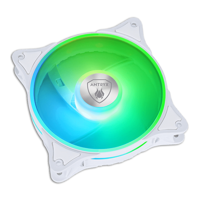 KIT ARGB ANTRYX SPECTRUM 310 BLANCO, 120MM X 3, C/ CONTROLADOR (P.N.: AAK-CSDF310W) - SMART BUSINESS