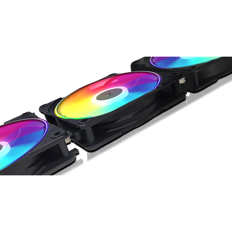 ANTRYX LYNK FAN LF120 ARGB NEGRO MODULAR 3 EN 1 COOLER PARA CASE 120MM + CONTROLADOR (PN:AAK-LF120KX3C) - SMART BUSINESS