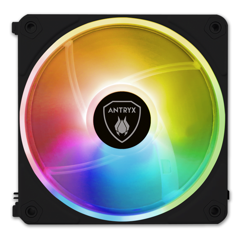 ANTRYX LYNK FAN LF120 ARGB NEGRO MODULAR 3 EN 1 COOLER PARA CASE 120MM + CONTROLADOR (PN:AAK-LF120KX3C) - SMART BUSINESS