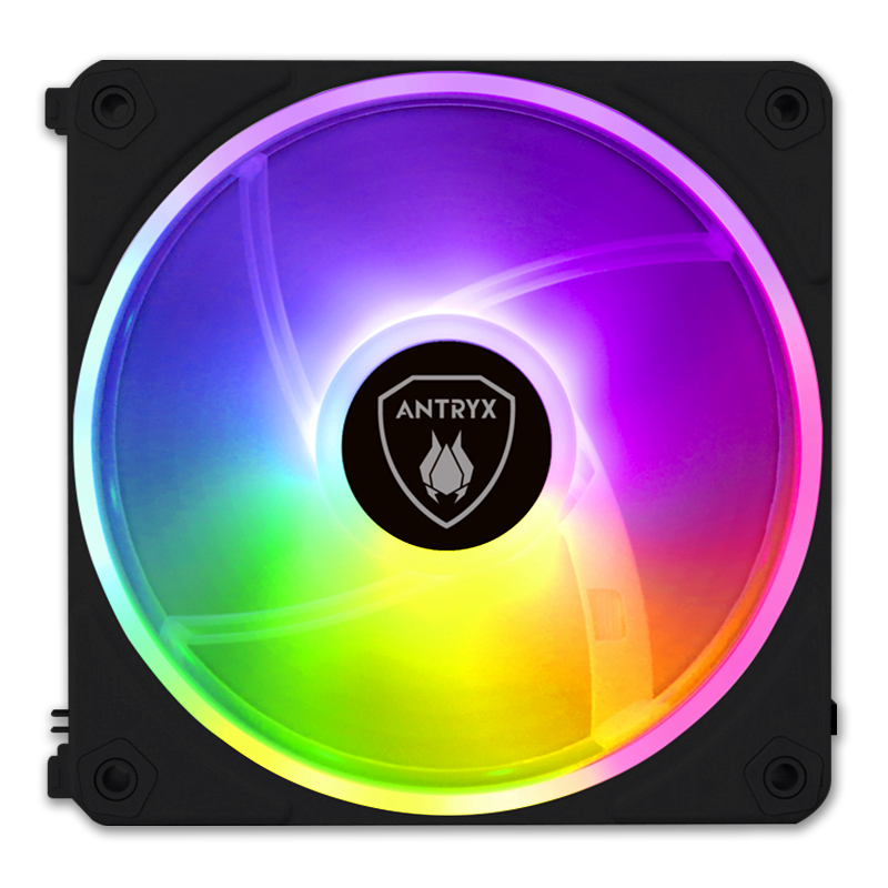 ANTRYX LYNK FAN LF120 ARGB NEGRO MODULAR 3 EN 1 COOLER PARA CASE 120MM + CONTROLADOR (PN:AAK-LF120KX3C) - SMART BUSINESS