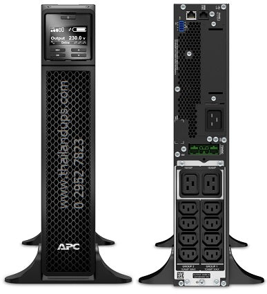 APC Smart-UPS SRT2200XLI UPS online 2200VA vista frontal y posterior