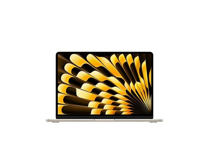 Apple MacBook Air 13.6" MW0Y3E/A - Chip M4 (8 núcleos) - 16GB RAM - 256GB SSD - Pantalla Liquid Retina - Teclado en Español - Color Blanco Estelar (Starlight) - Garantía 1 Año de Apple | first_variant_option_1 — Envío inmediato