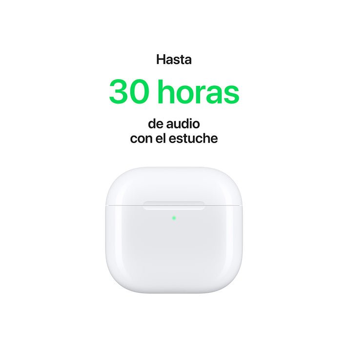APPLE AURICULAR APPLE AIRPODS 4 TRUE WIRELESS AURICULAR ESTÉREO - SIRI - BINAURAL - INTRAUDITIVO - BLUETOOTH MXP93AM/A - SMART BUSINESS