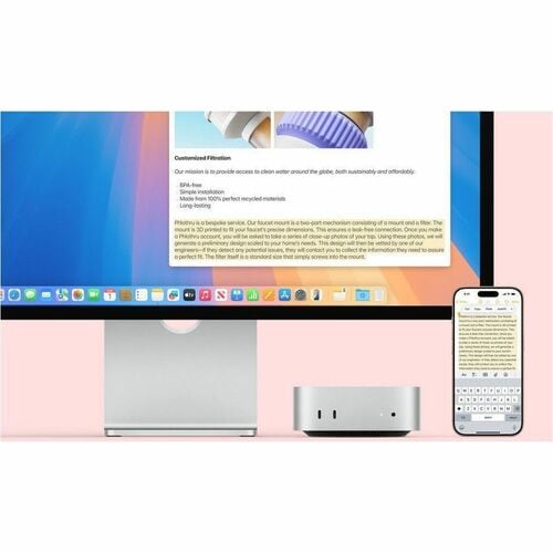 APPLE COMPUTADORA DE ESCRITORIO APPLE MAC MINI MCX44LZ/A - APPLE - 24GB - 512GB SSD - MINI PC - PLATA - APPLE M4 PRO CHIP - APPLE HEXADECA - CORE (16 CORE) - IEEE 802.11AX - 155W MCX44LZ/A - SMART BUSINESS