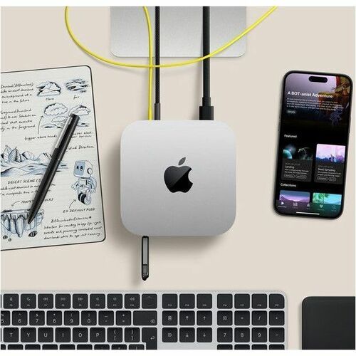APPLE COMPUTADORA DE ESCRITORIO APPLE MAC MINI MCX44LZ/A - APPLE - 24GB - 512GB SSD - MINI PC - PLATA - APPLE M4 PRO CHIP - APPLE HEXADECA - CORE (16 CORE) - IEEE 802.11AX - 155W MCX44LZ/A - SMART BUSINESS