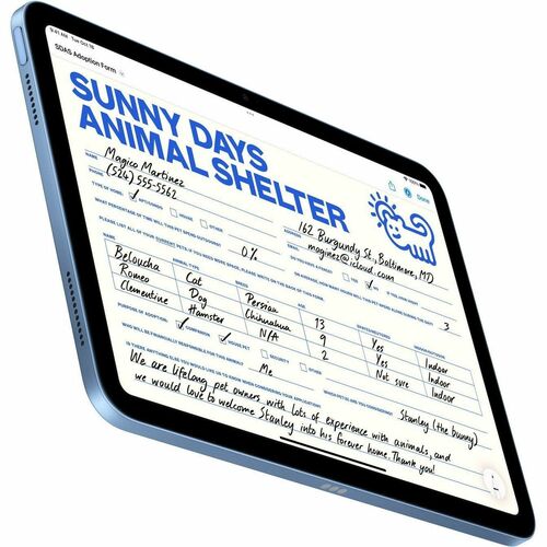 APPLE IPAD 11TH GEN 11'' LIQUID RETINA IPS TRUE TONE, 6GB RAM, 128GB AZUL, CHIP PENTA - CORE 3.4GHZ, CÁMARA FRONTAL 12MP – MODELO A3354 MD4A4CL/A - SMART BUSINESS