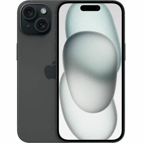APPLE IPHONE 15 128GB 5G 6.1" OLED – CHIP A16 BIONIC HEXA - CORE, CÁMARA DUAL 48+12MP, 6GB RAM, IOS 17, SIM DUAL, COLOR NEGRO MTP03BE/A - SMART BUSINESS