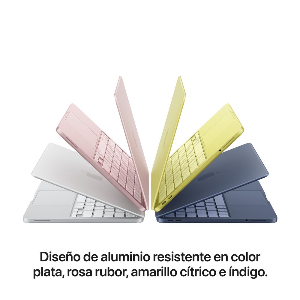 Apple MacBook Neo 13 pulgadas MHFJ4E/A Rosa Rubor vista abierta