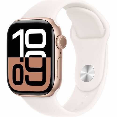 APPLE WATCH SERIES 10 42 MM ALUMINIO ORO ROSA CON CORREA ROSA – PANTALLA ALWAYS - ON, ECG & SEGUIMIENTO AVANZADO DE SALUD MWWJ3AM/A - SMART BUSINESS