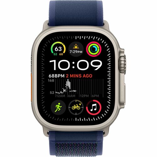 APPLE WATCH ULTRA 2 – CAJA DE TITANIO 49 MM + CORREA AZUL, GPS + 4G, PANTALLA ULTRA - BRILLANTE, BATERÍA HASTA 36 H MX4L3BE/A - SMART BUSINESS