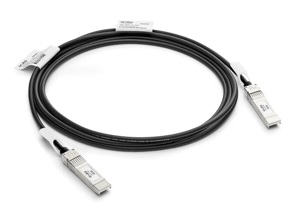 ARUBA CABLE R9D20A SFP+ MACHO - SFP+ MACHO, 3 METRO, NEGRO/PLATA - SMART BUSINESS