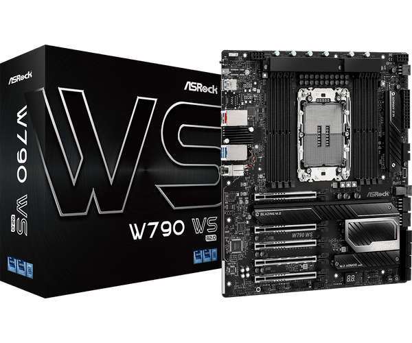 Motherboard Asrock W790 Ws R2.0, Chipset Intel W790, Lga4677, E - Atx de Asrock | first_variant_option_1 — Envío inmediato