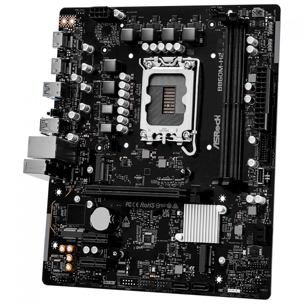 ASRock B860M-H2 placa madre Micro ATX, vista principal