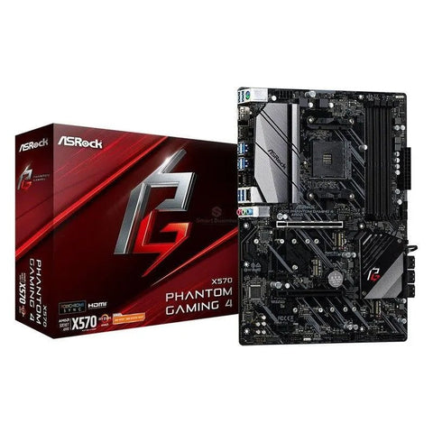 Placa madre ASRock X570 Phantom Gaming 4 ATX para AMD AM4