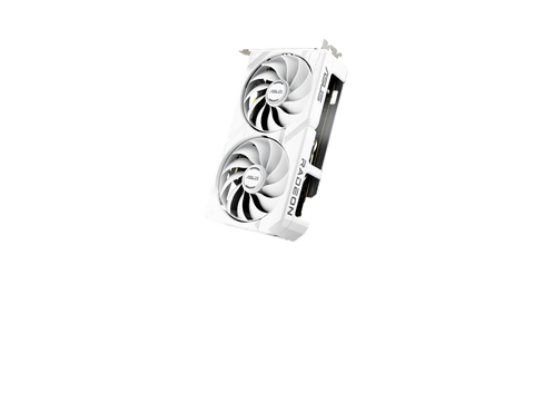 ASUS Dual Radeon RX 9060 XT 16GB GDDR6 White Edition - vista frontal