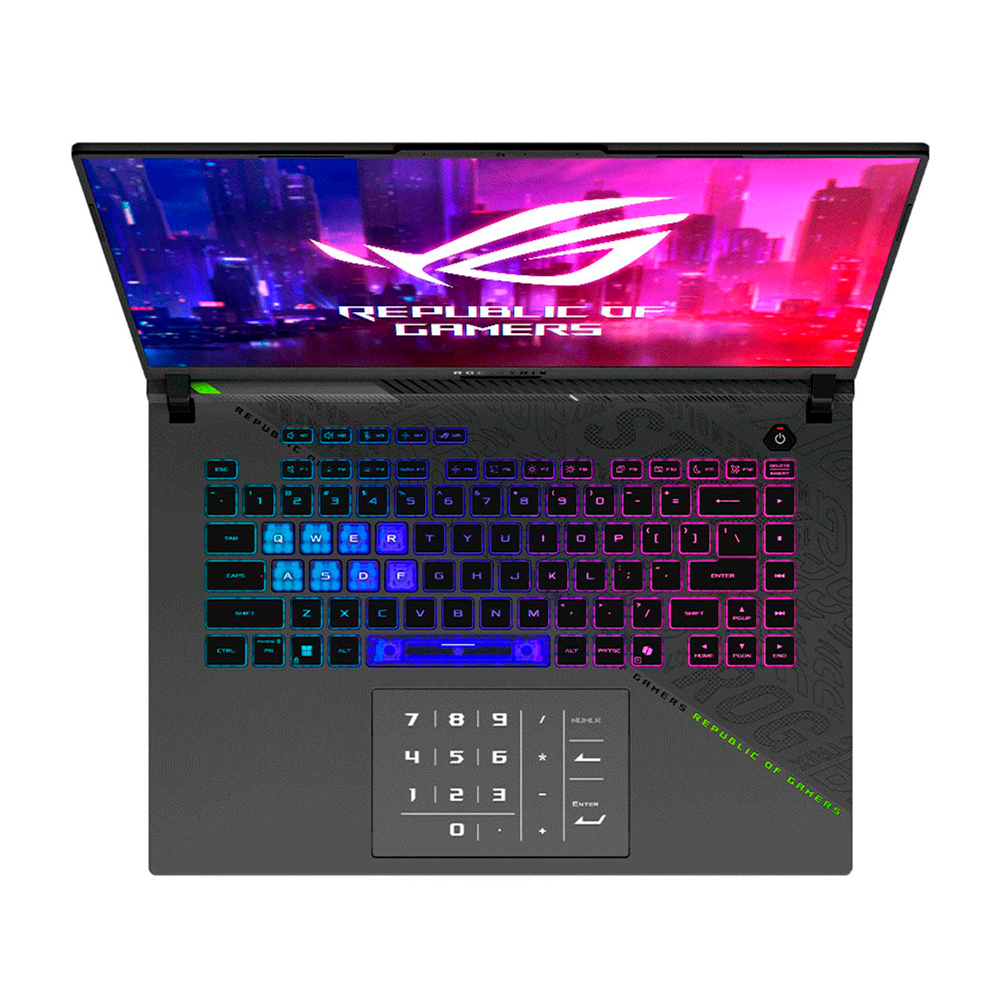 Laptop Gamer ASUS ROG Strix G16 G614PM - 16" FHD+ 165Hz - AMD Ryzen 9 8940HX - NVIDIA RTX 5060 8GB GDDR7 - 16GB RAM DDR5 - 512GB SSD - Wi-Fi 6E - G614PM-RV221W de Asus | first_variant_option_1 — Envío inmediato